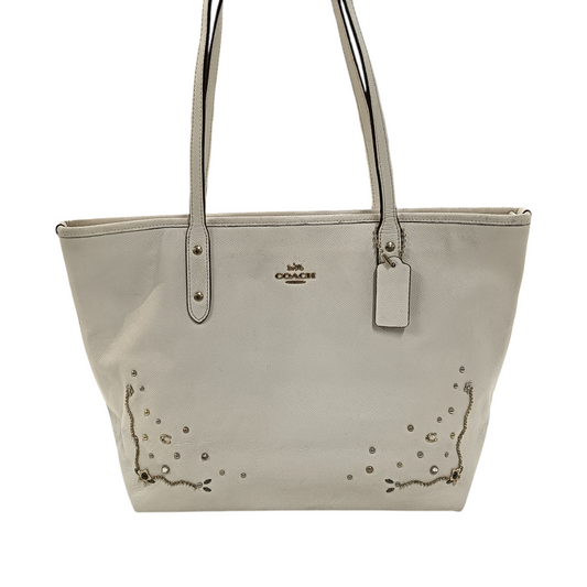 COACH TOTE BAG WHITE F66906