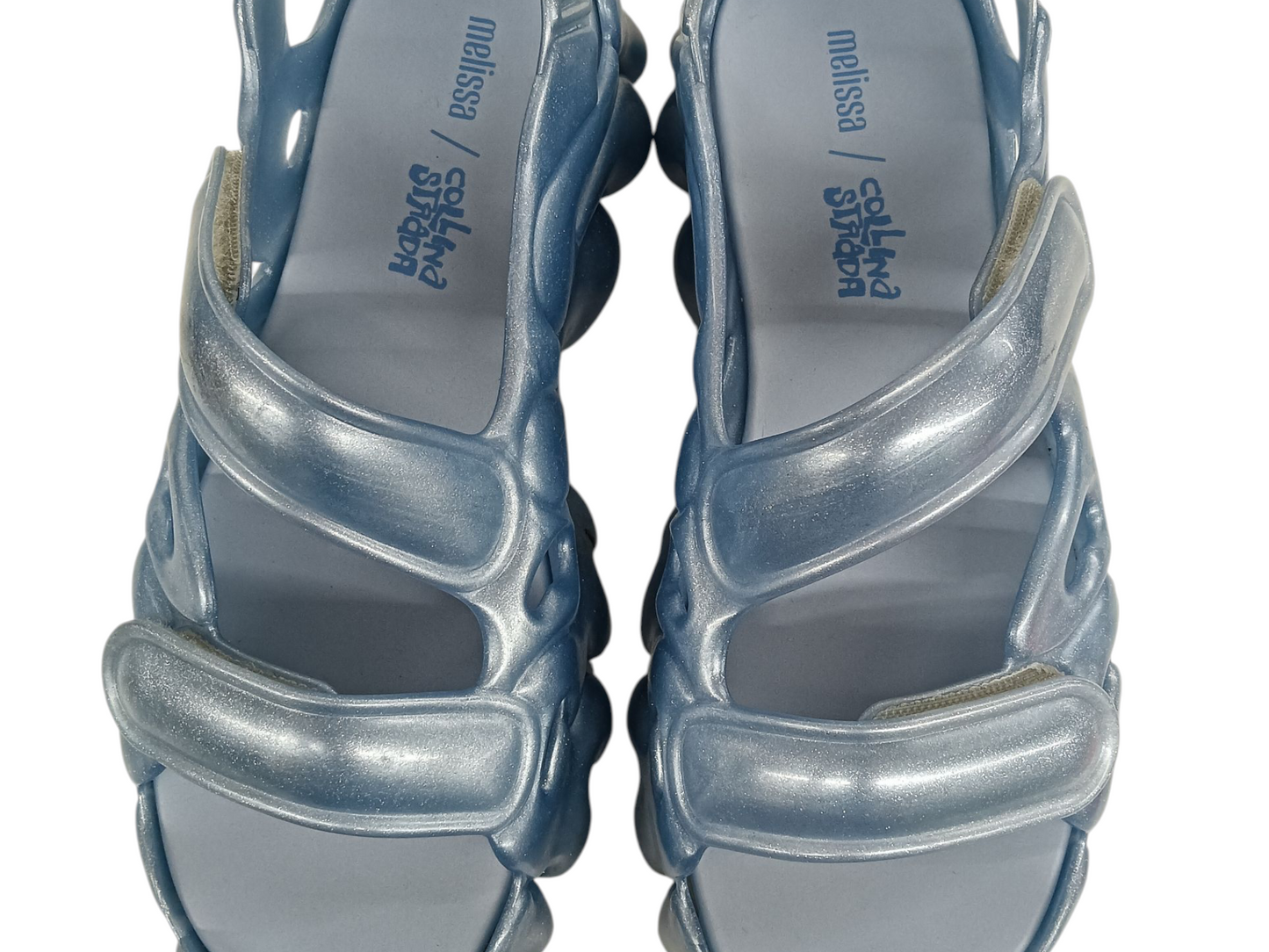 Melissa Sandal Size 7 us Sky blue Lady's collina Strada