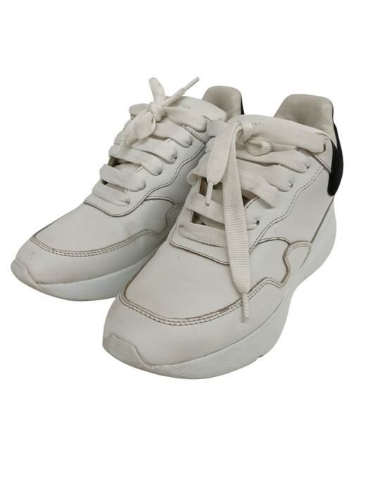 ALEXANDER MCQUEEN SNEAKER 36 508291 LADY'S WHITE RANK (B)