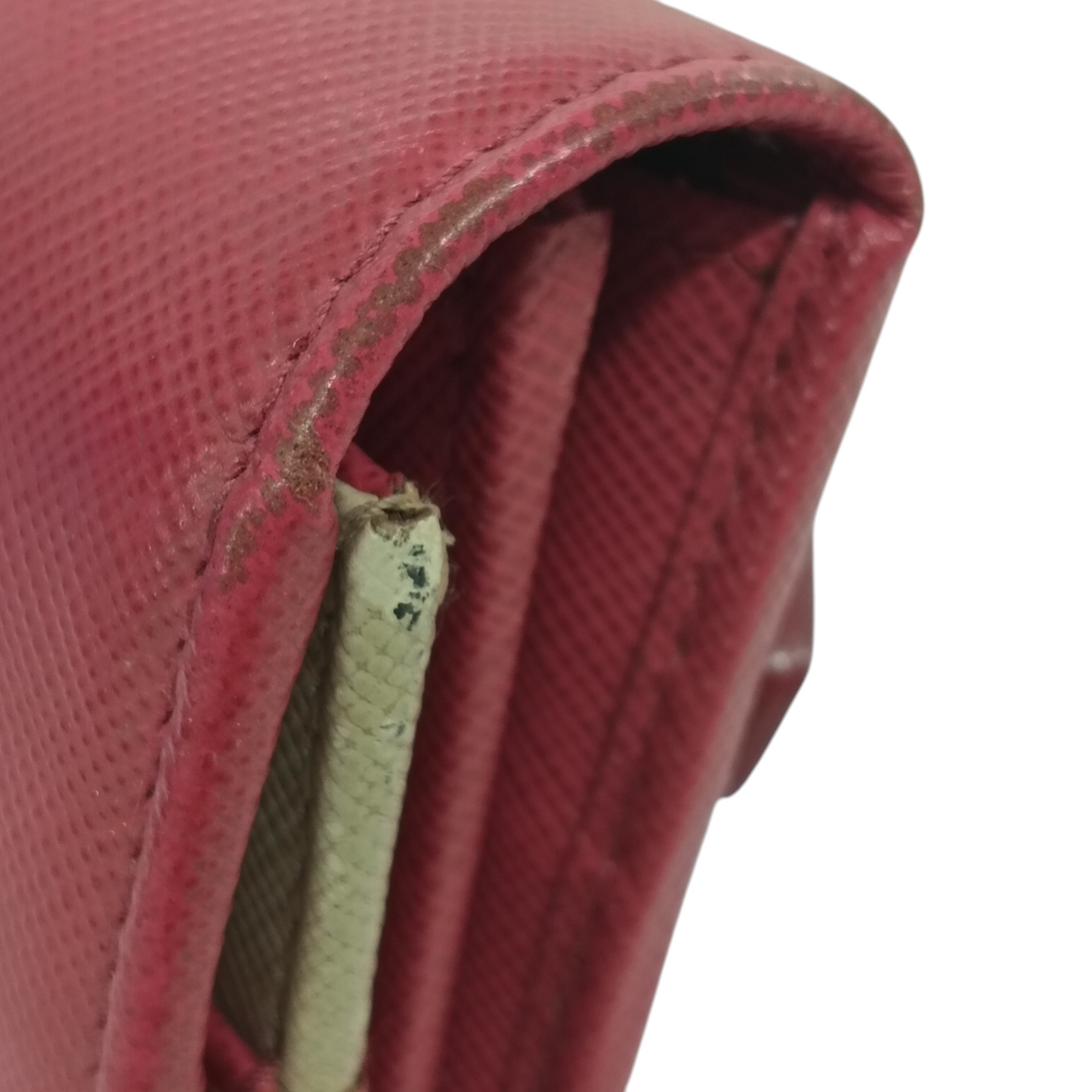 PRADA Long Wallet 1M1132 Rank (BC) Pink 63 *With Guarantee