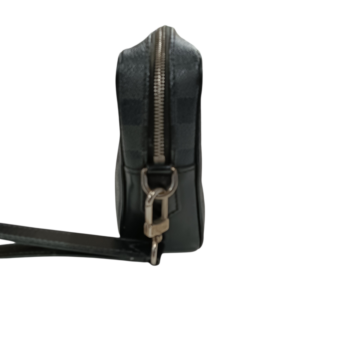 LOUIS VUITTON Pouch Damier N41664 Black Stain/Damage