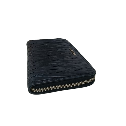 MIU MIU Wallet Navy **Scratch