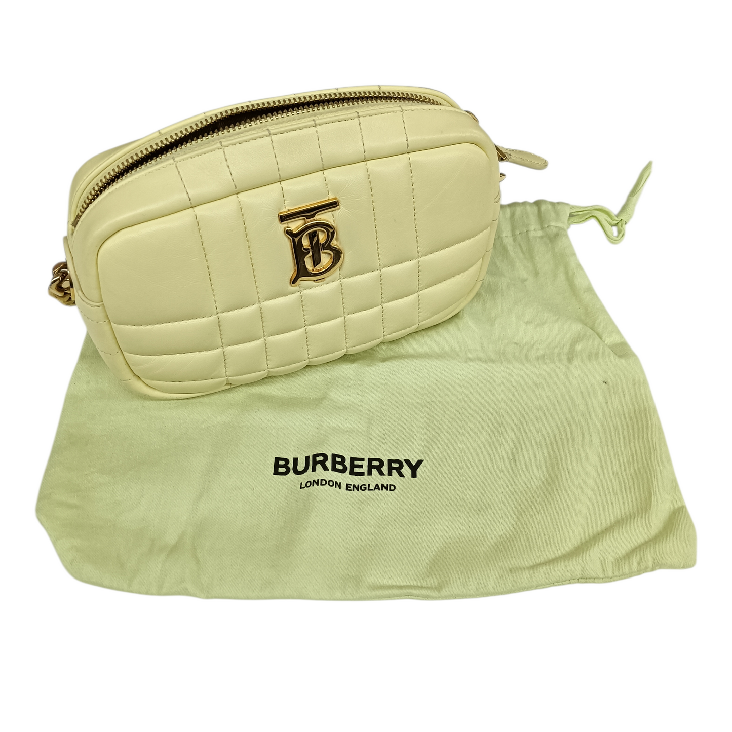 BURBERRY Shoulder Bag Lola Mini Yellow Stian