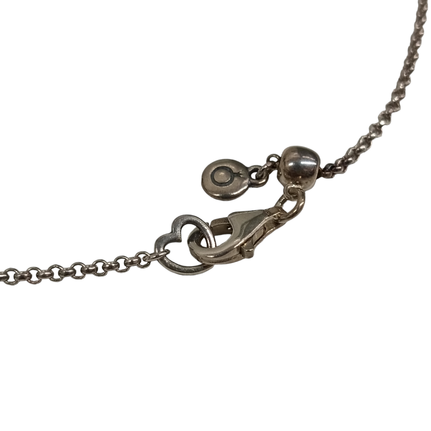 PANDORA Necklace Spring Bird Curved Bar