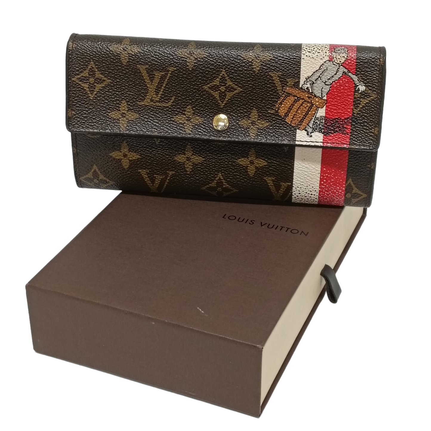 LOUIS VUITTON Long Wallet Monogram Brown M60034