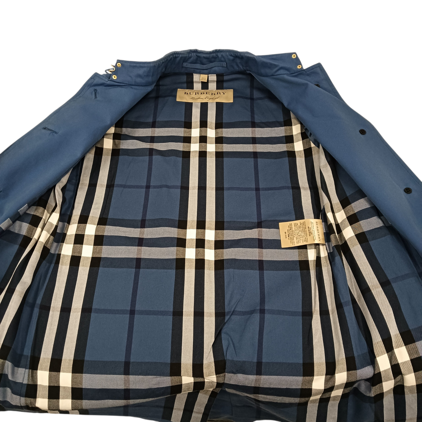 BURBERRY Coat 38 Lady's Blue
