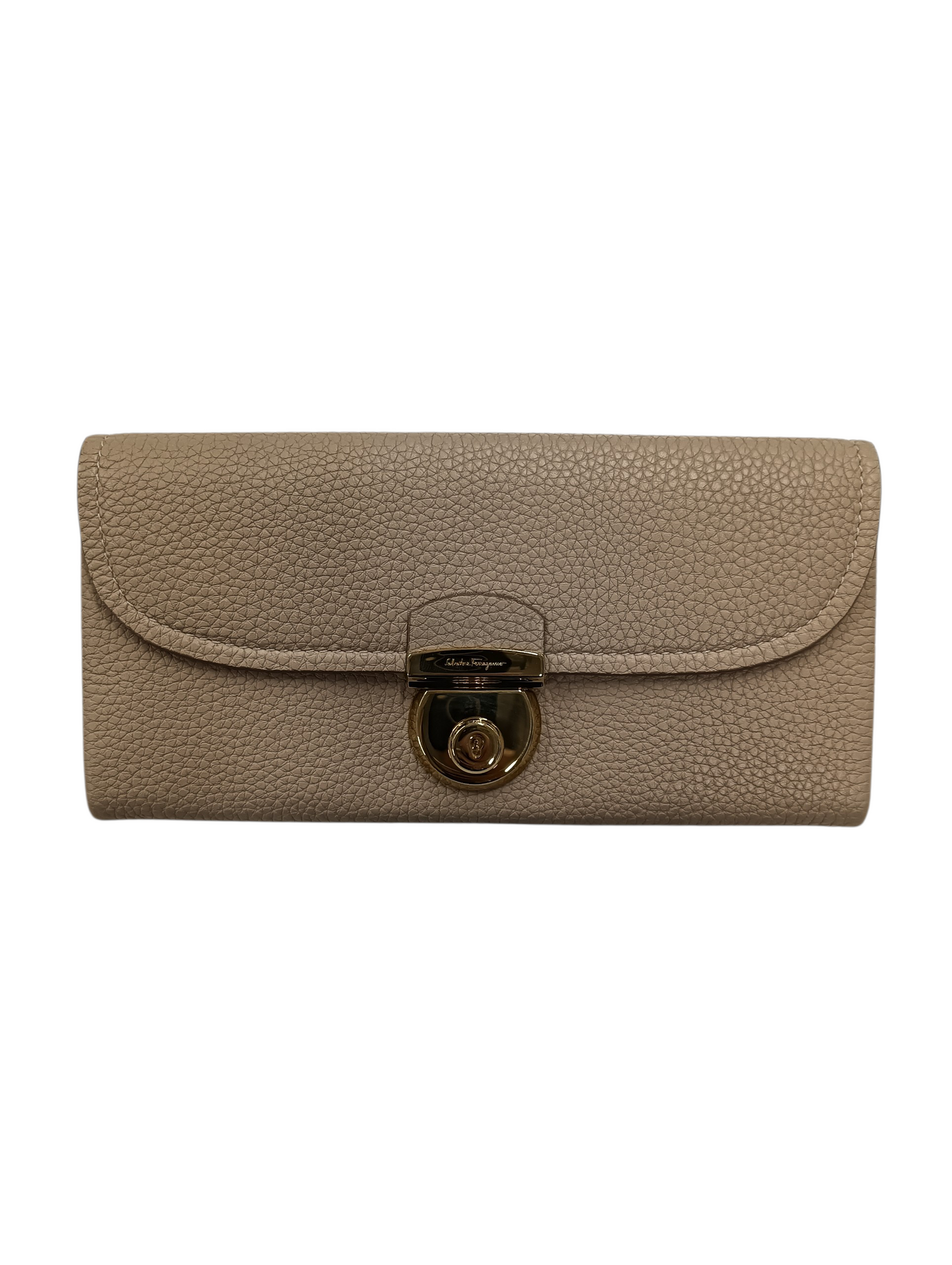Salvatore Ferragamo Long Wallet Beige KM-22 C224