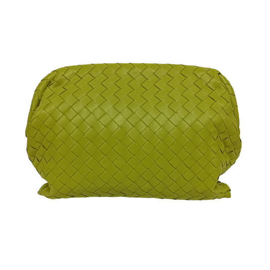 BOTTEGA VENETA Clutch Bag RANK AB Yellow with Green Scratch NFC