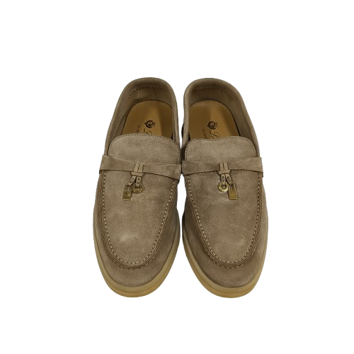 LORO PIANA Loafers Brown **Stain M52317