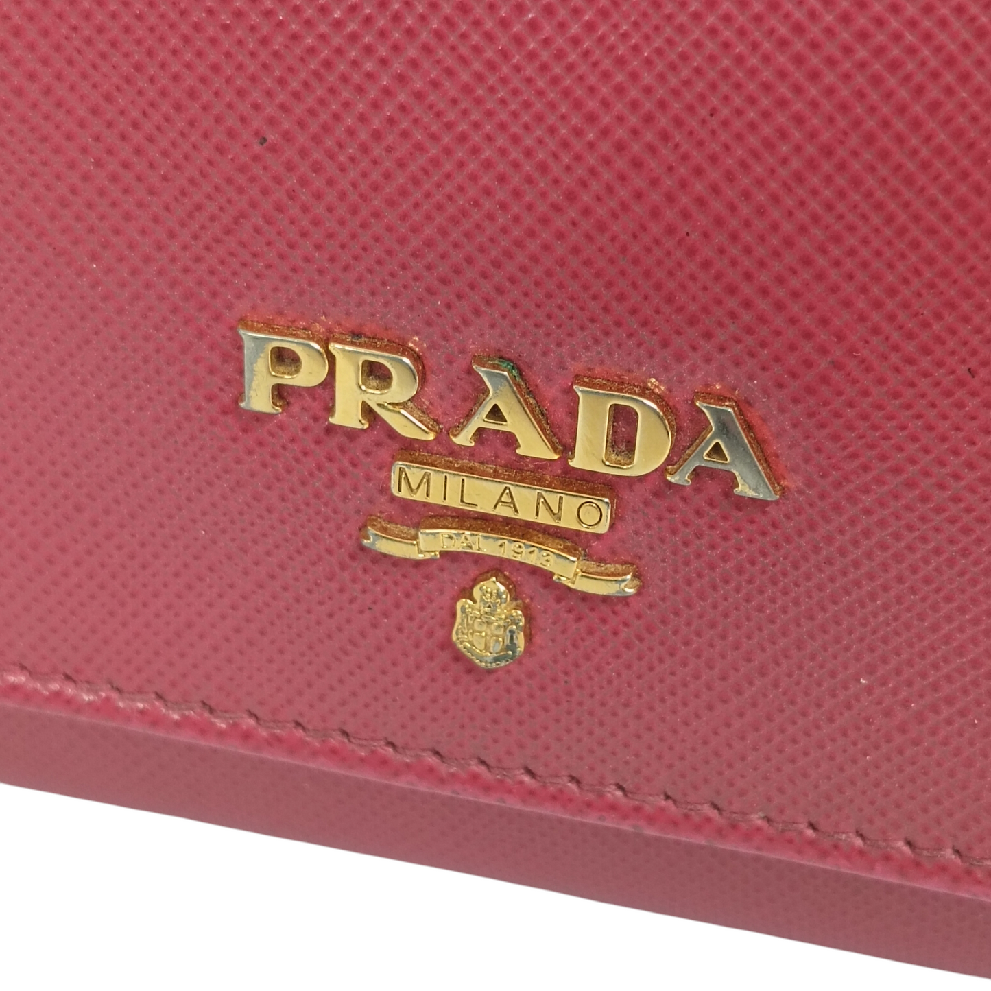 PRADA Long Wallet 1M1132 Rank (BC) Pink 63 *With Guarantee
