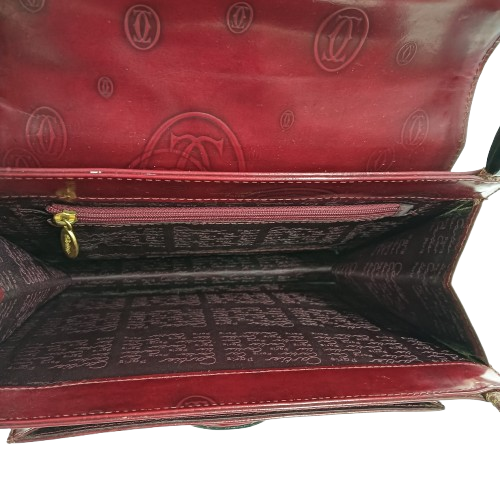 Cartier Shoulder Bag MUST Red **Damage