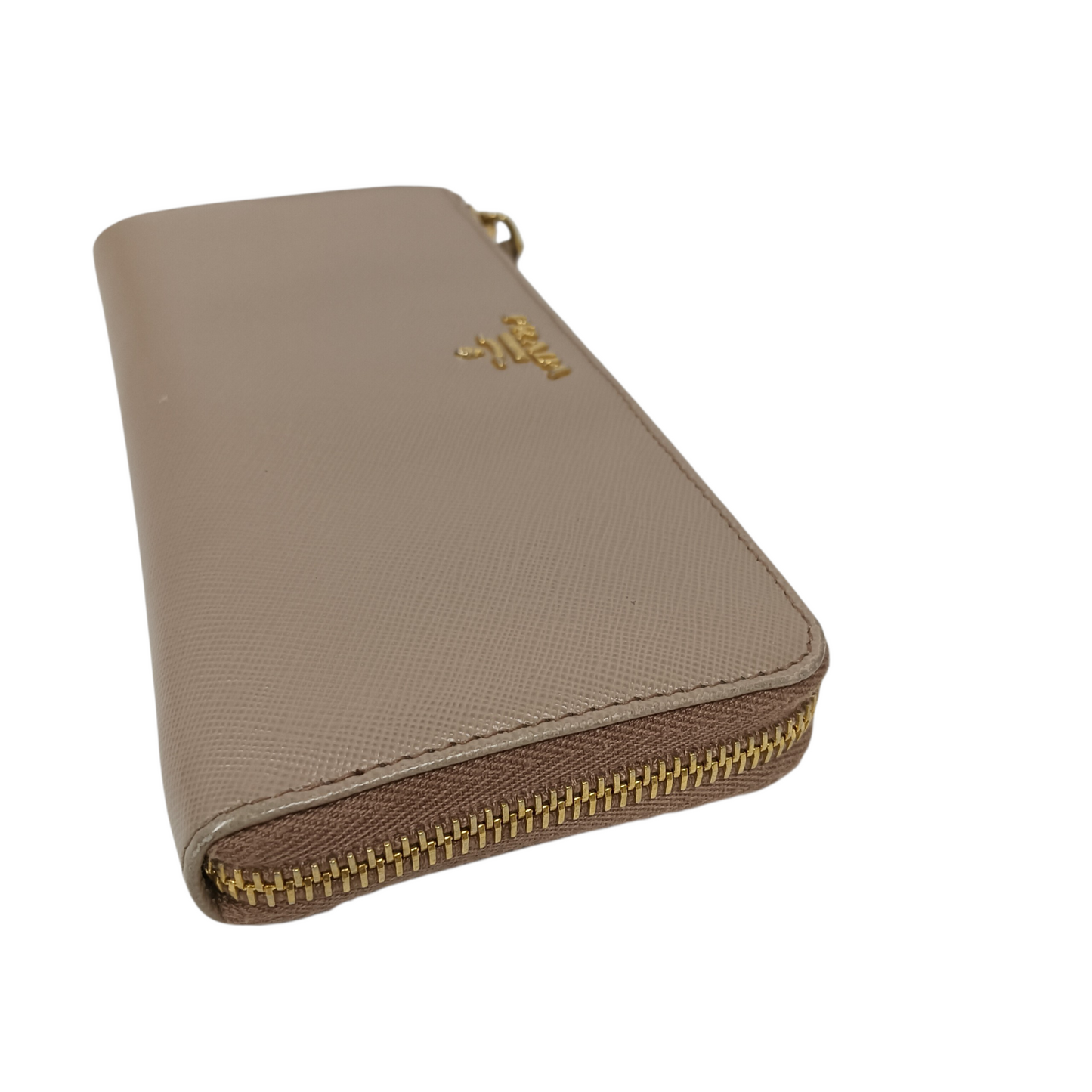 PRADA Long Wallet Ivory