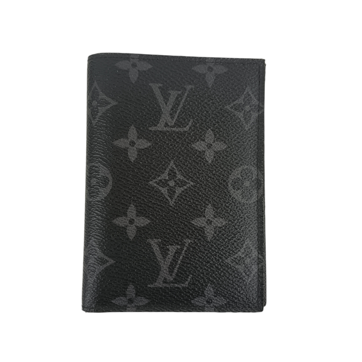 LOUIS VUITTON Passport Case Monogram Ecliper M64501 Gray MB0148 *in name