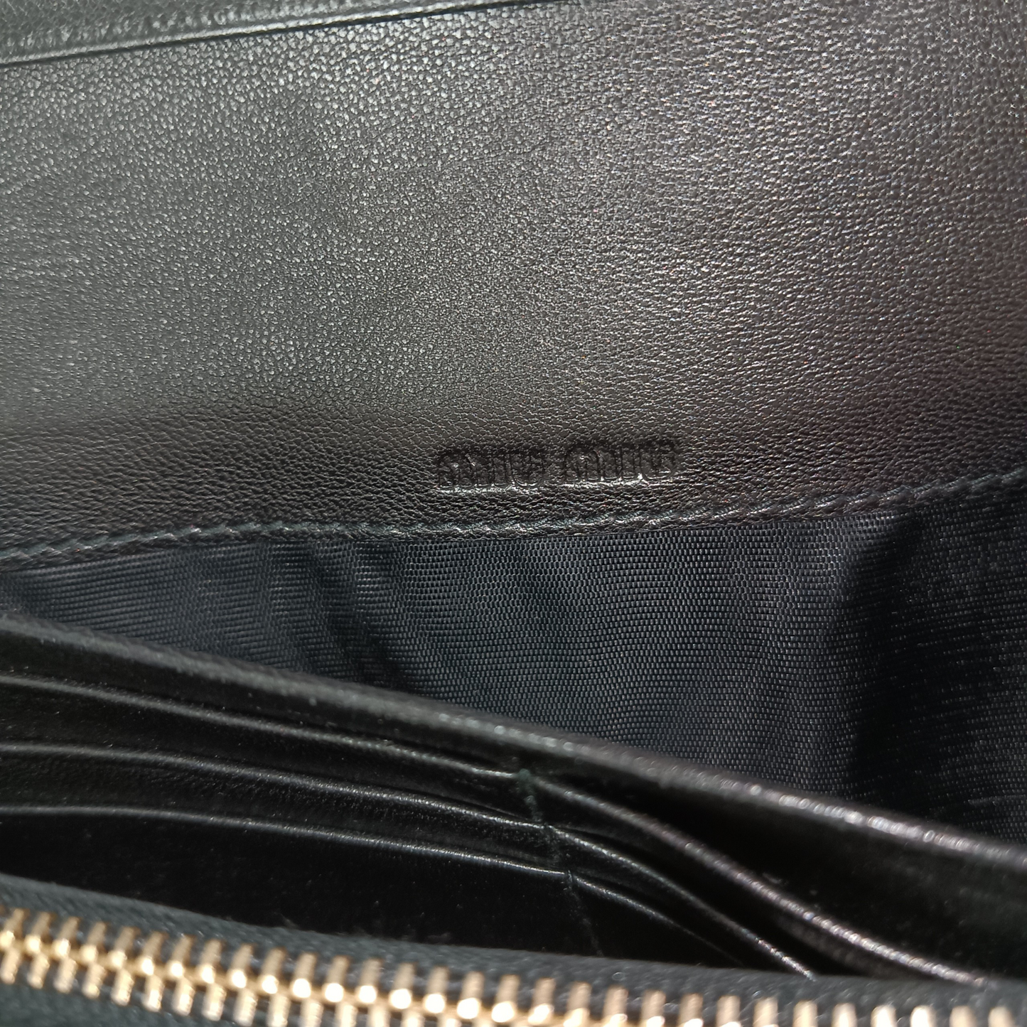 MIU MIU Wallet Black