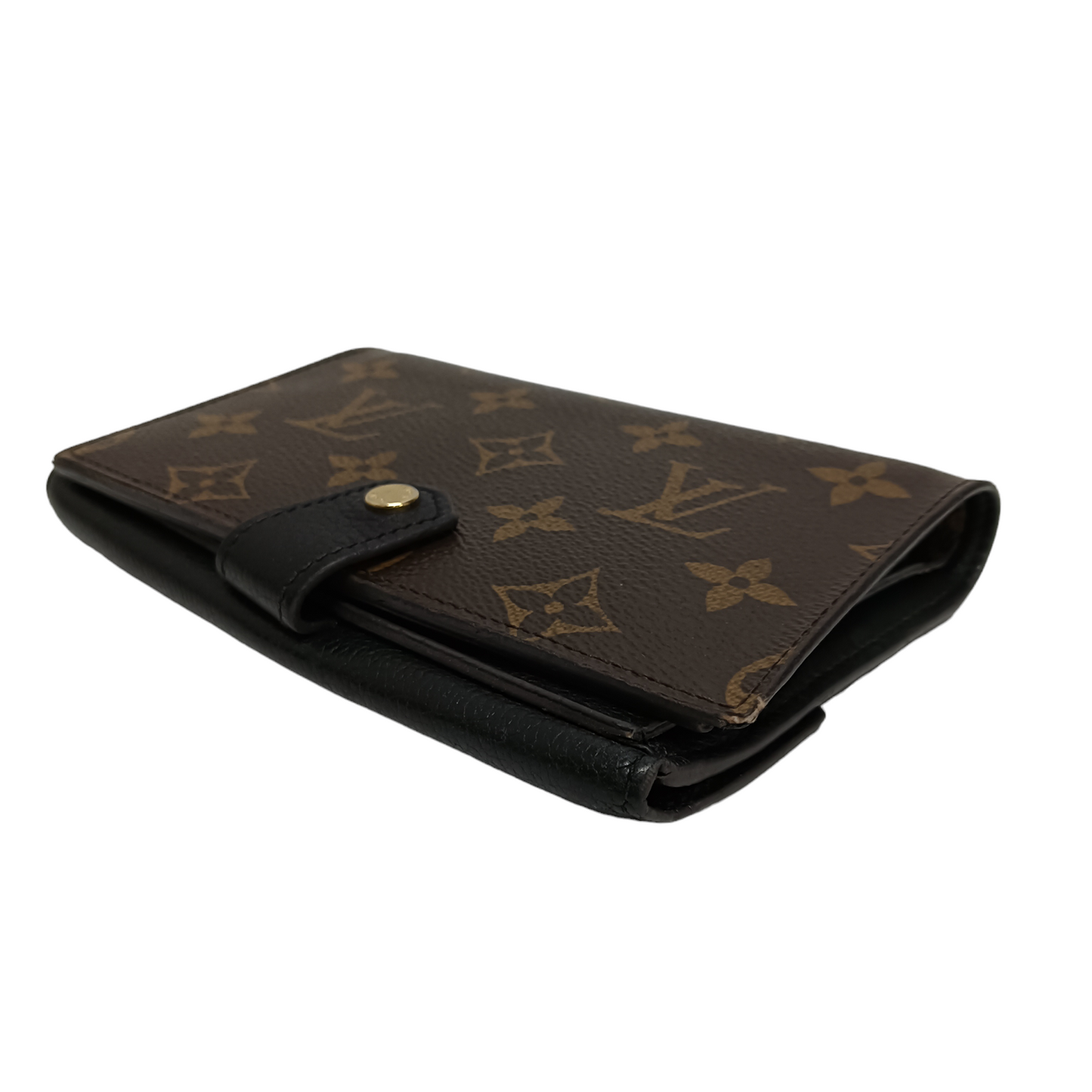 LOUIS VUITTON Wallet Monogram Brown/Black M60990