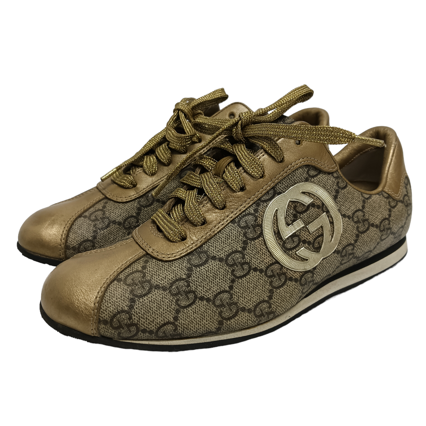 GUCCI SNEAKER SIZE 36 Lady's Brown 222720