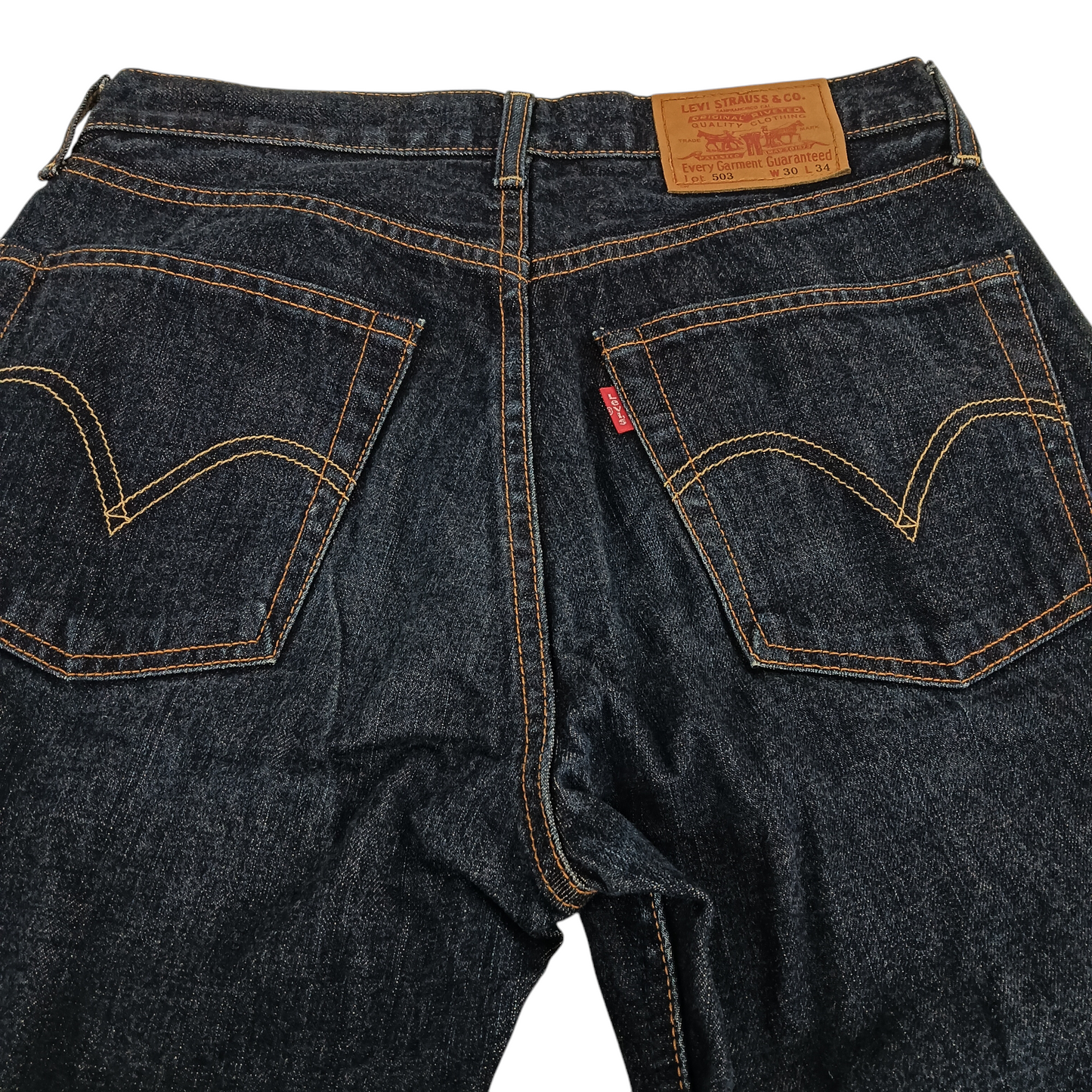 LEVI'S Denim Pants 30/34 503-0301 Mens Indigo Rank B