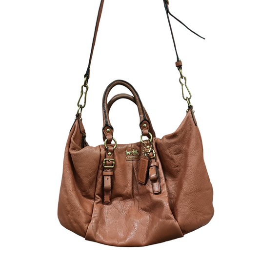 COACH 2WAY BAG BROWN 21222