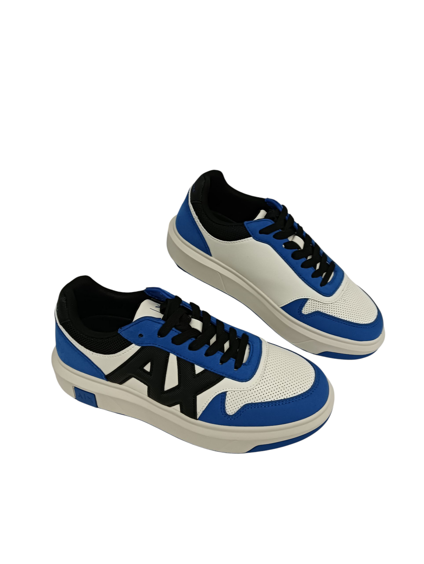 ARMANI EXCHANGE Sneaker Size 40 XUX220 Mens Black/Blue