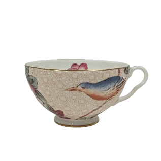 Cup & Saucer Wedgwood White CUCKOO