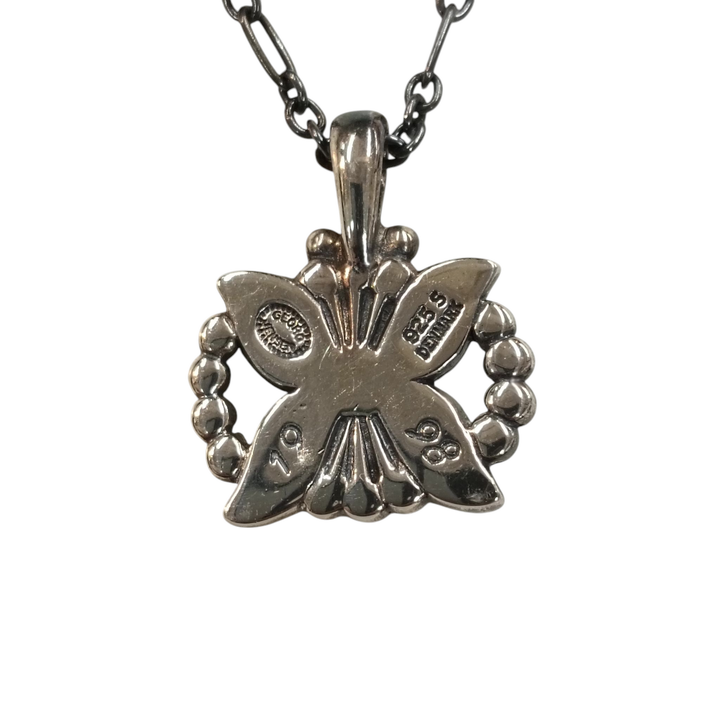 Georg Jensen Necklace Silver Pendant/1998
