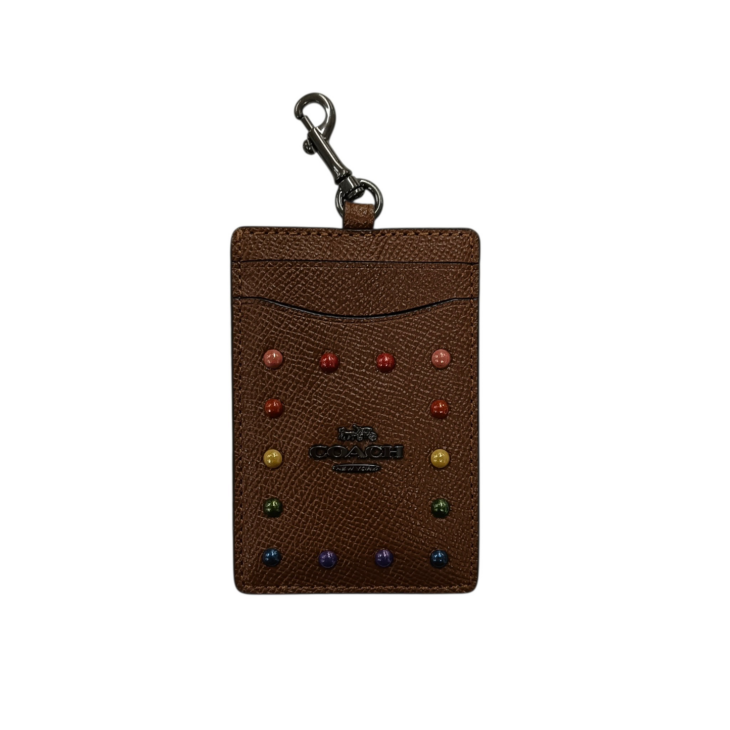COACH Card Case Brown F31997