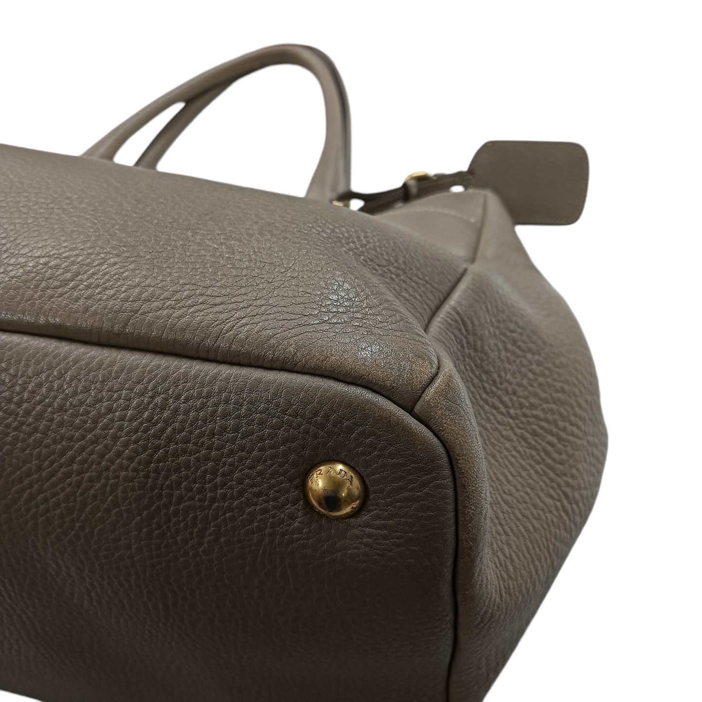 PRADA 2WAY BAG BEIGE