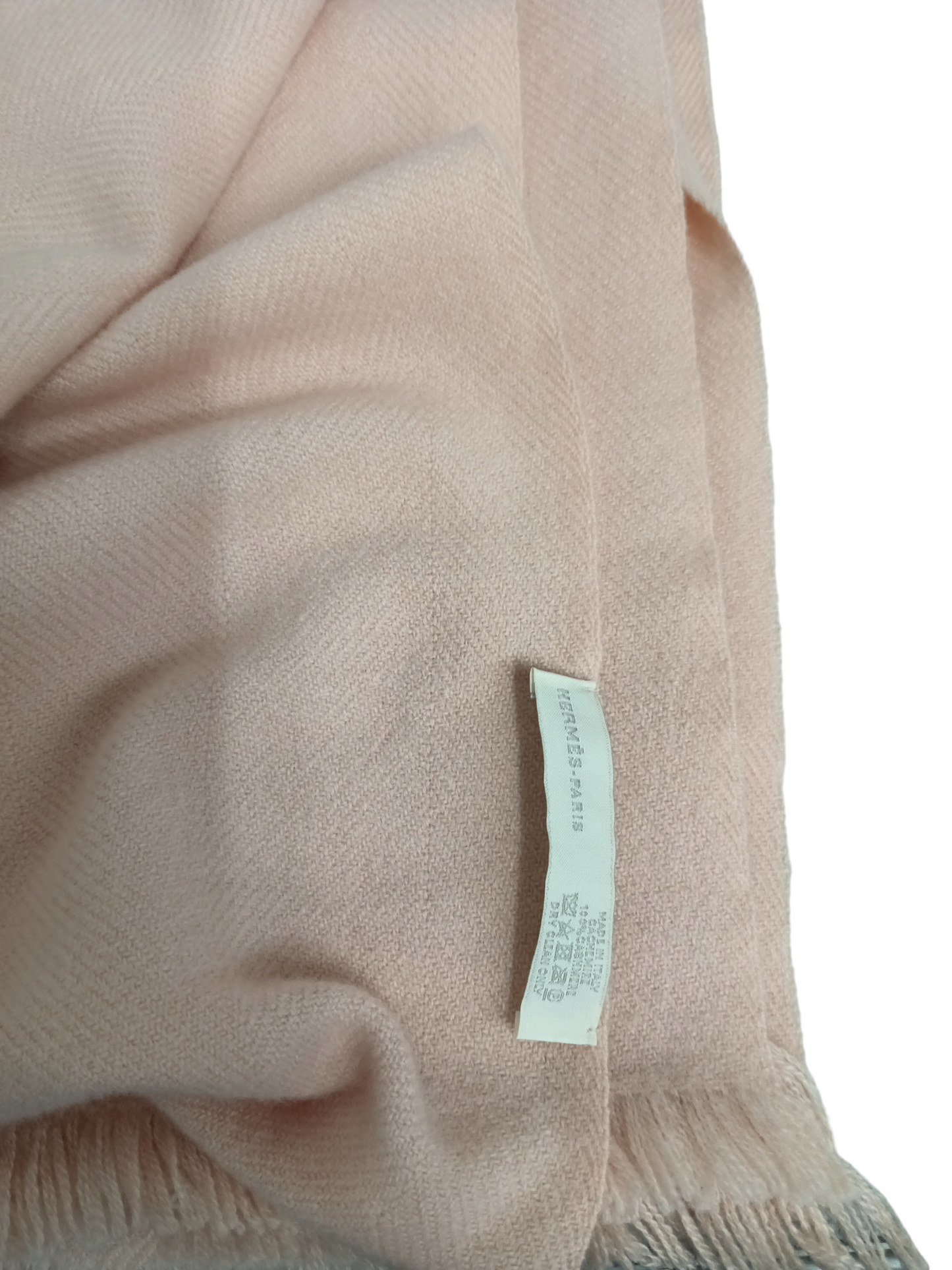 HERMES CASHMERE STALL PINK