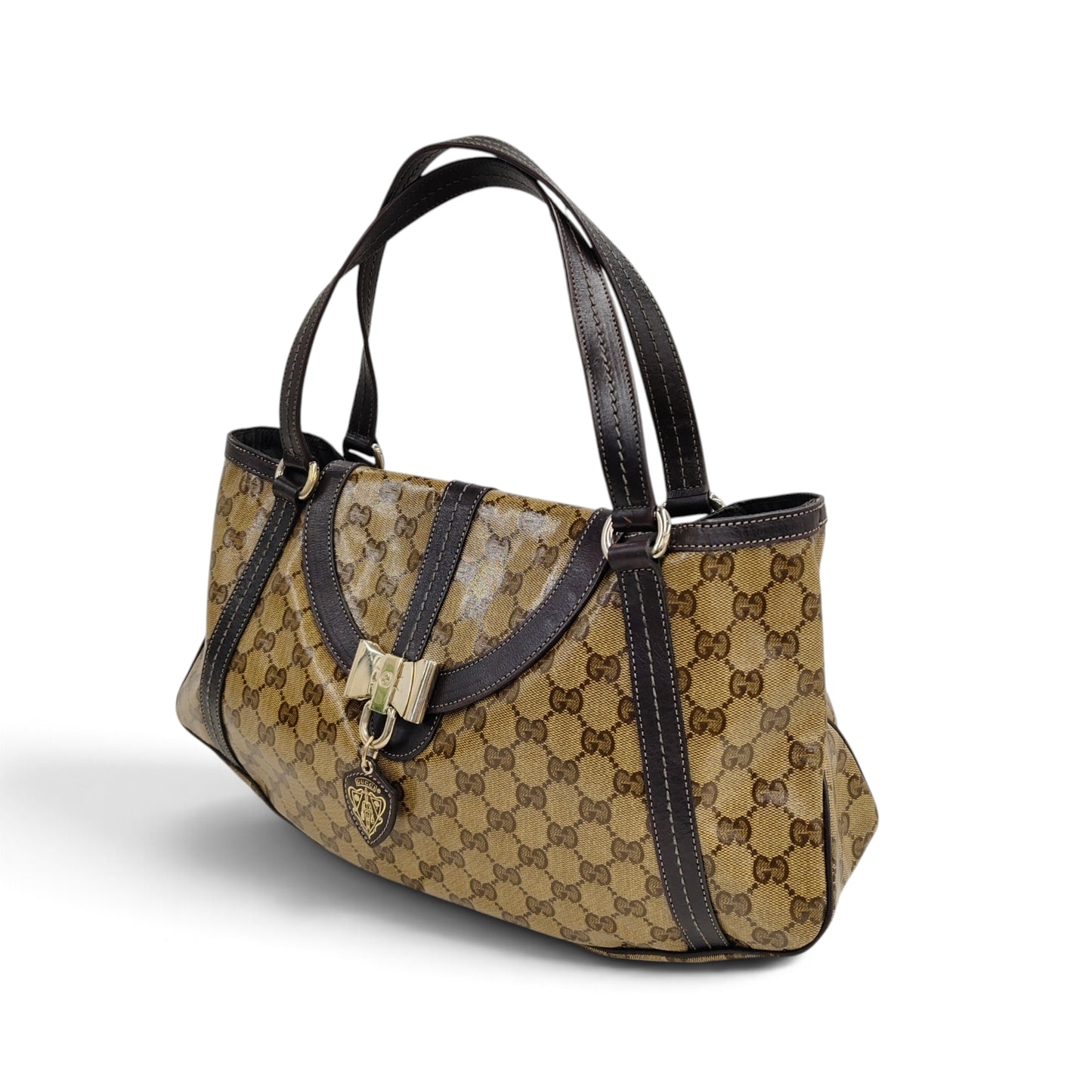 GUCCI Tote Bag 181476 Brown Rank B