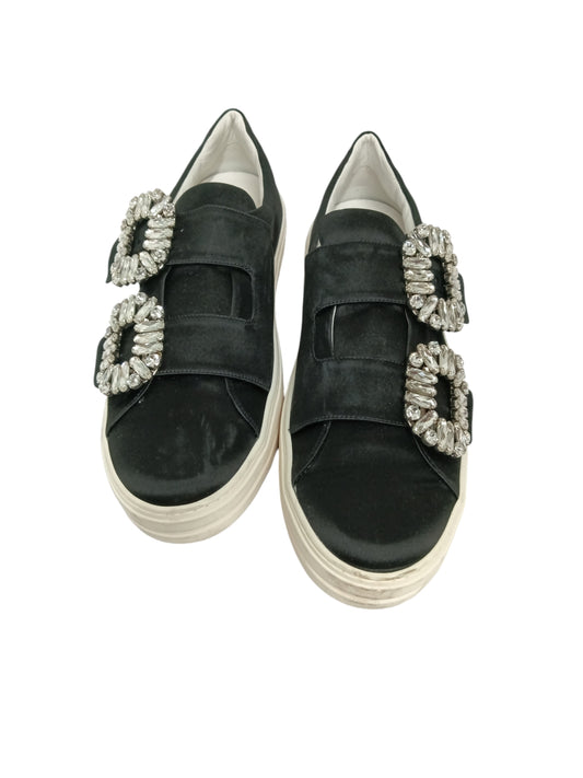 ROGER VIVIER SNEAKER LADY'S BLACK SIZE 37 RANK(B)