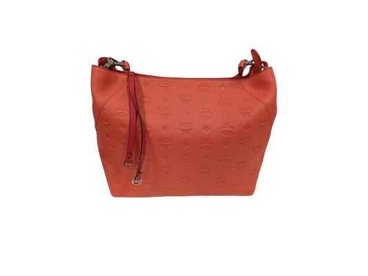 MCM SHOULDER BAG PINK RANK A