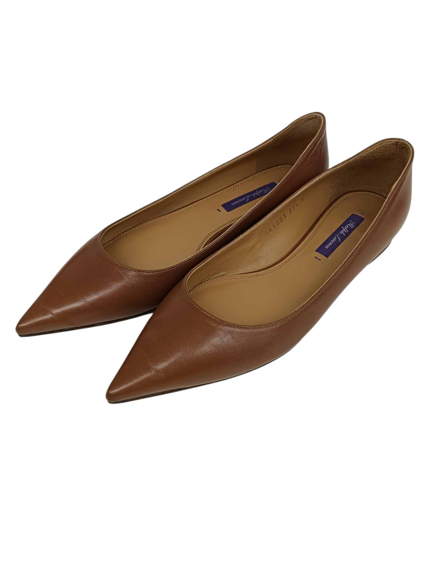Palph Lauren Purple Label Pumps 37.5 Brown 665003