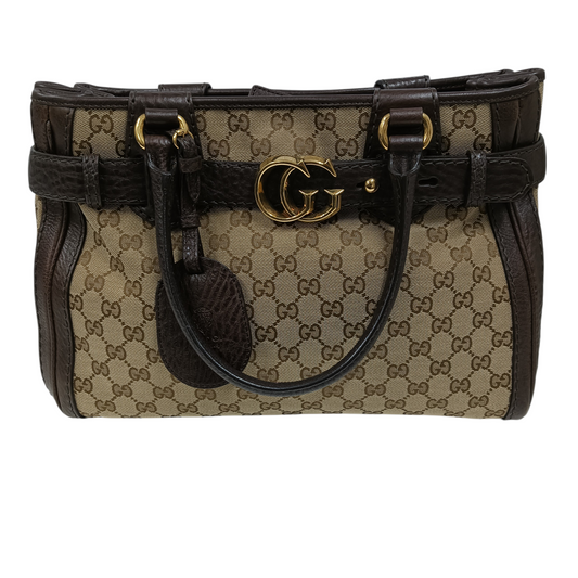 GUCCI Tote Bag 247183 Beige/Brown