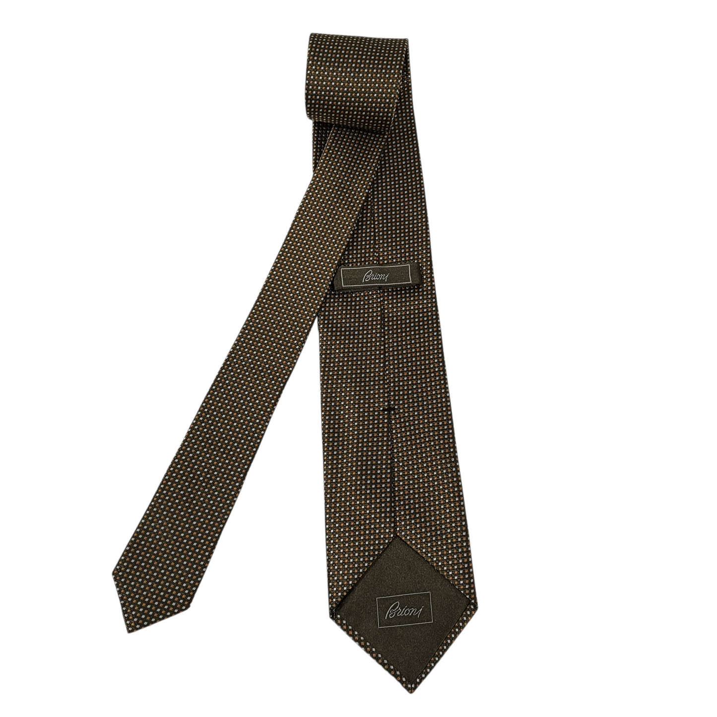 BRIONI Necktie Olive