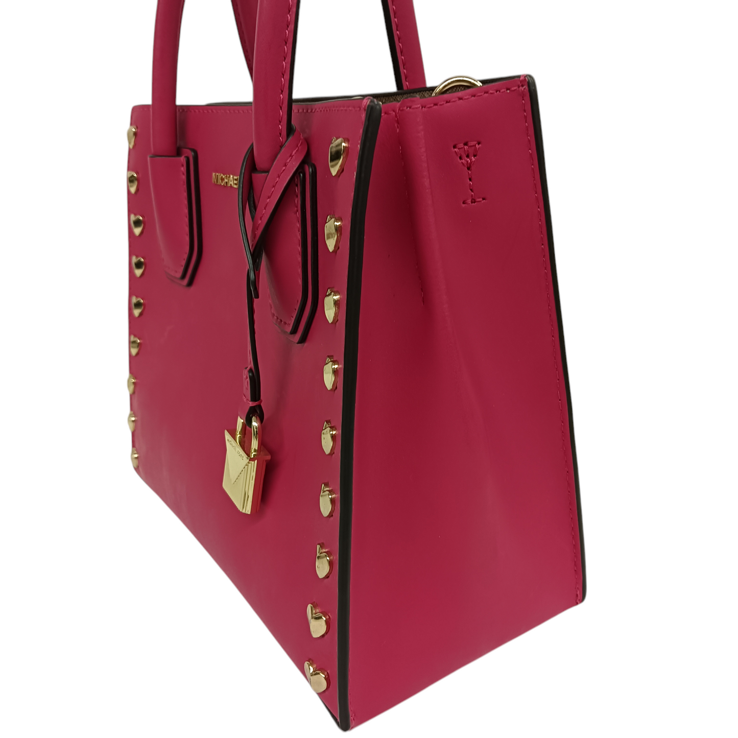 MICHAEL KORS 2WAY Bag 30H7GM9M2U Rank (C) Shocking Pink Sticky