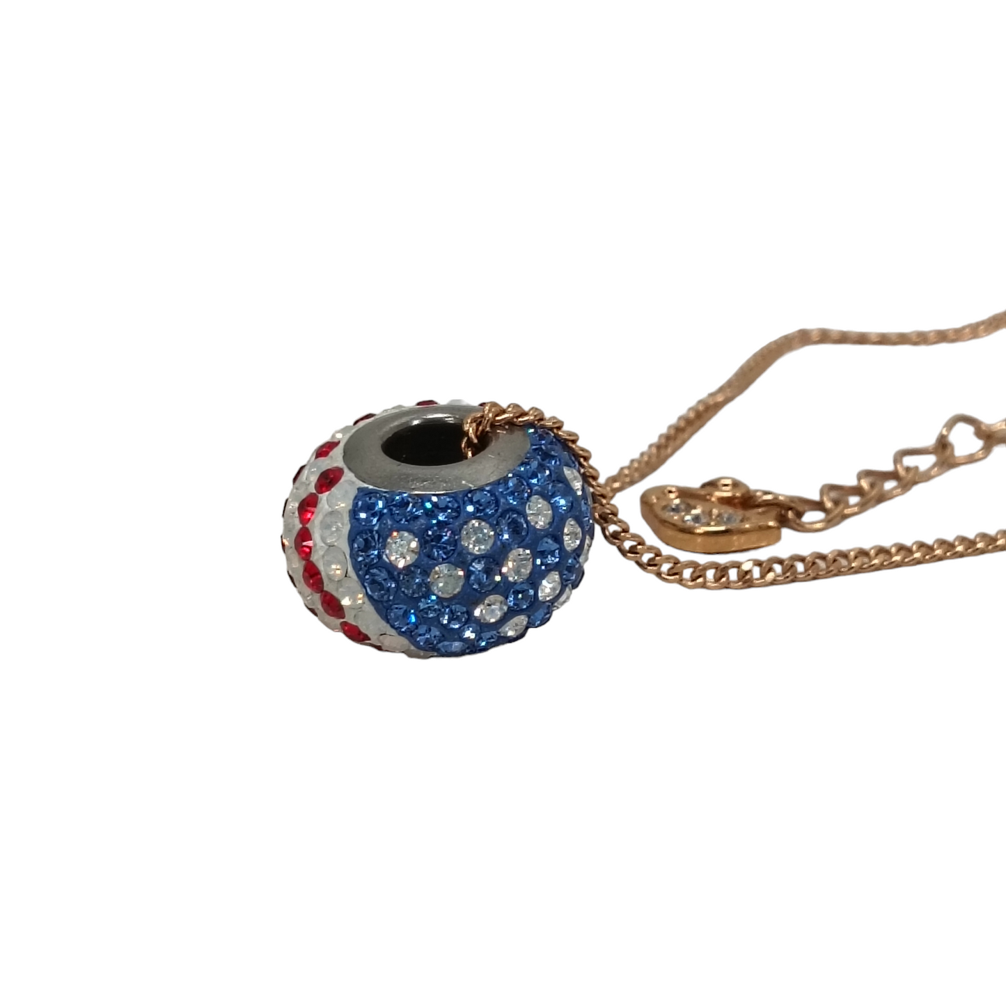 SWAROVSKI Necklace Red/Blue Charm