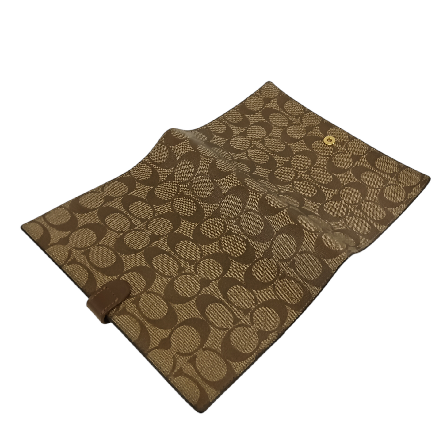 COACH Notebook Cover Brown Signature