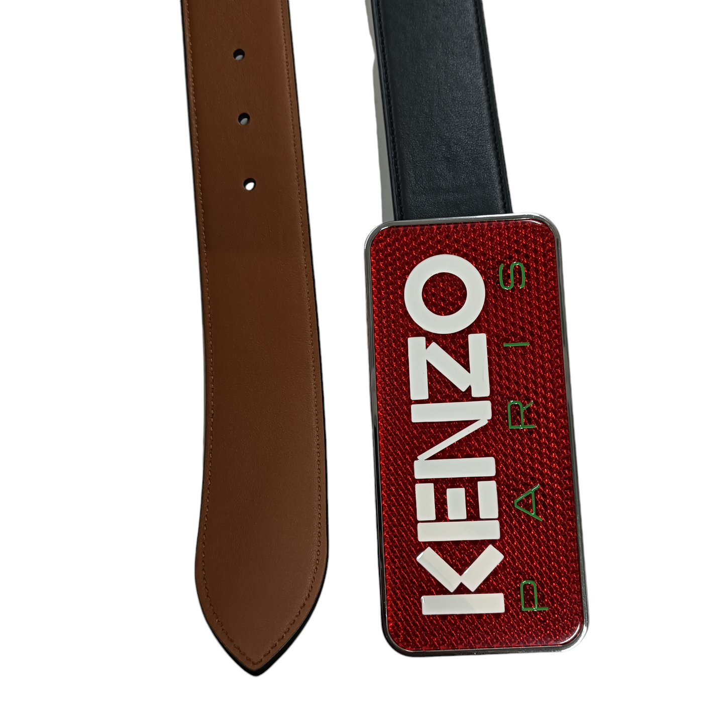 KENZO LOGO BACKLE RED/BLACK
