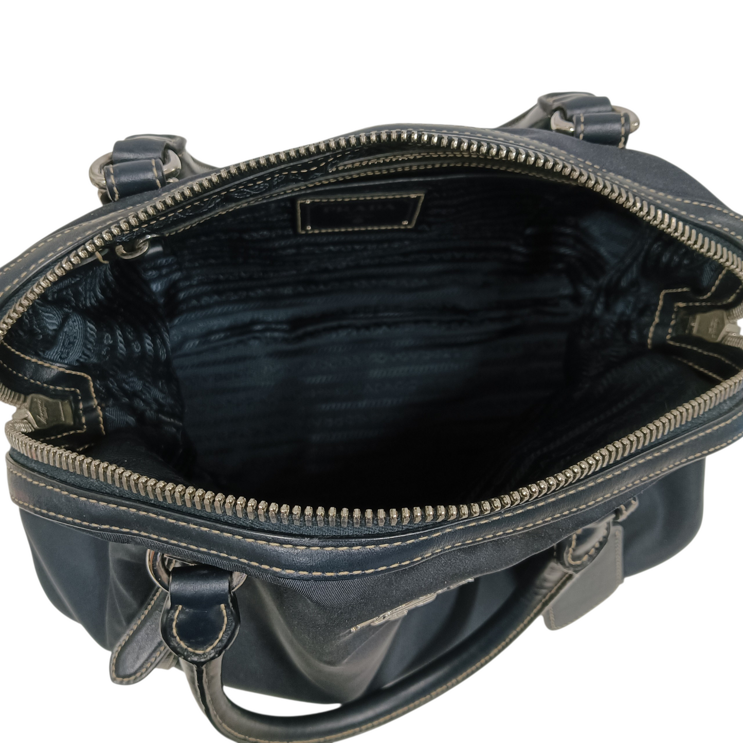 PRADA 2WAY Bag 1BB912 Navy 197/B Nylon