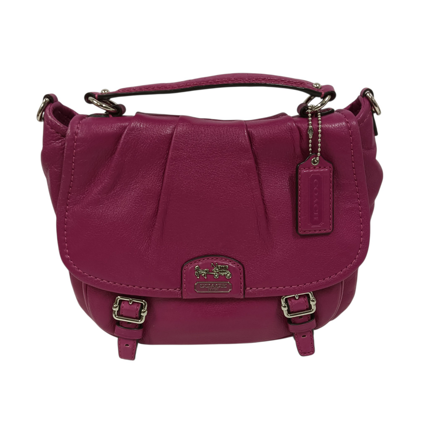 COACH 2WAY Bag F1276-21223 Purple **Scratch