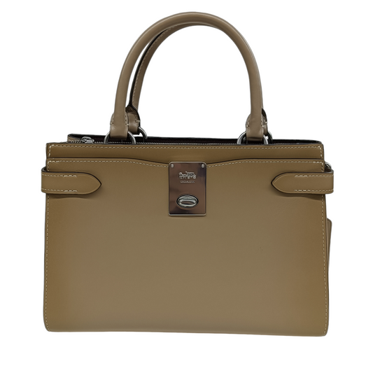 COACH 2WAY Bag 608 Beige Hutton Carryall Rank(A)