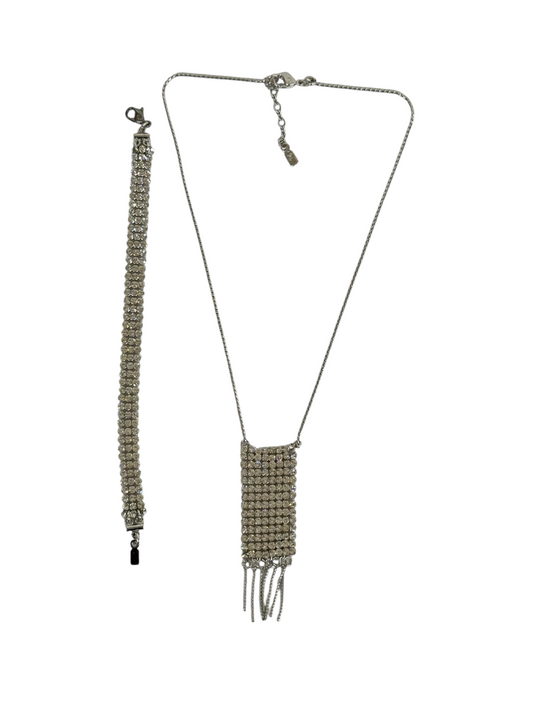 Necklace SWAROVSKI Rank (B) Silver Set
