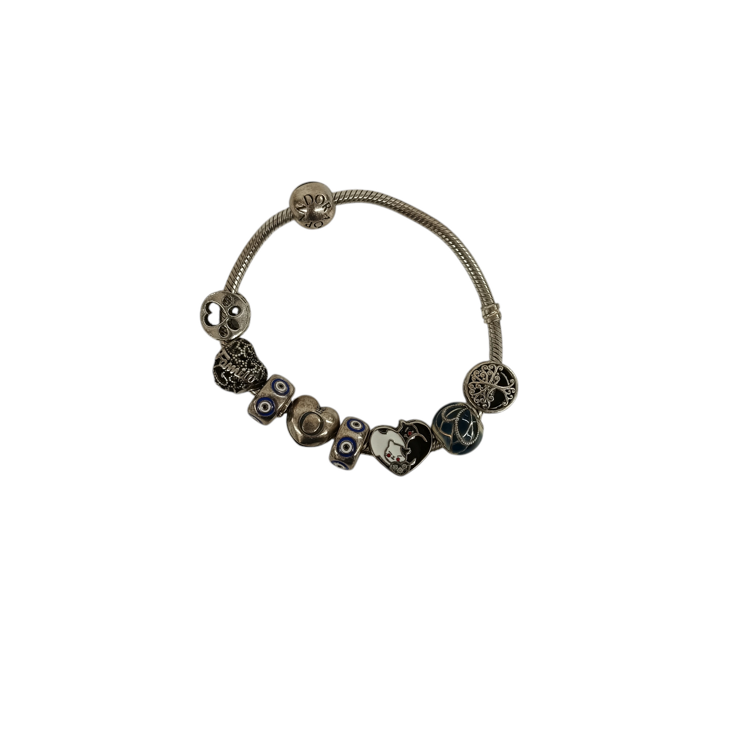 PANDORA Bracelet S925 *8P Charms* Rank(B)
