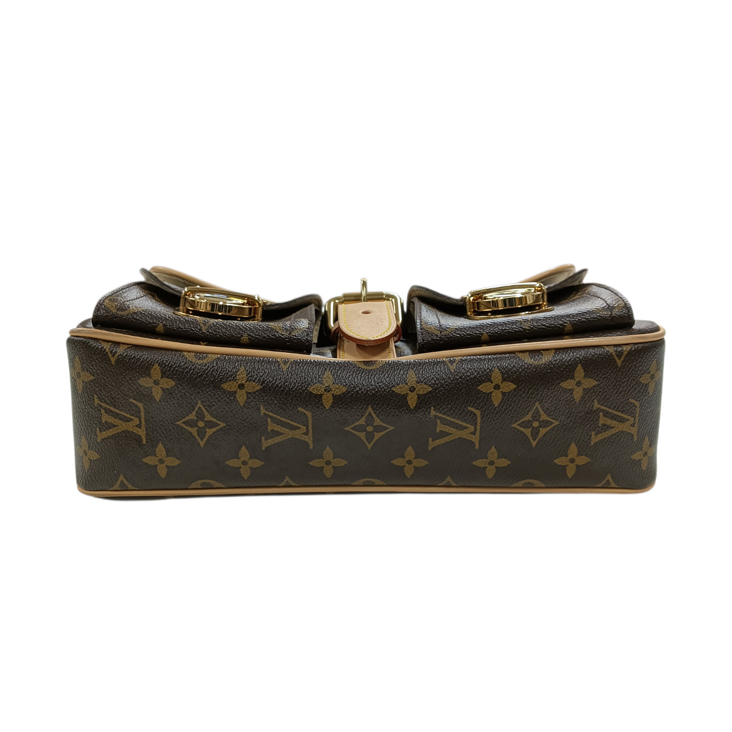 LOUIS VUITTON Shoulder Bag Monogram M40027 Brown DU0048