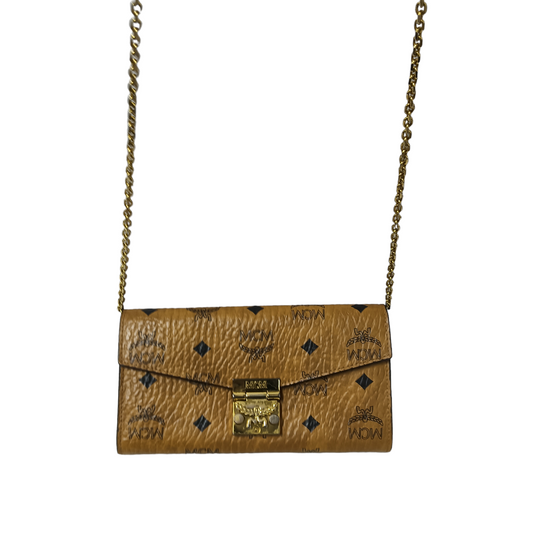 MCM Wallet Shoulder Bag Brown MYL8SPA11C0001