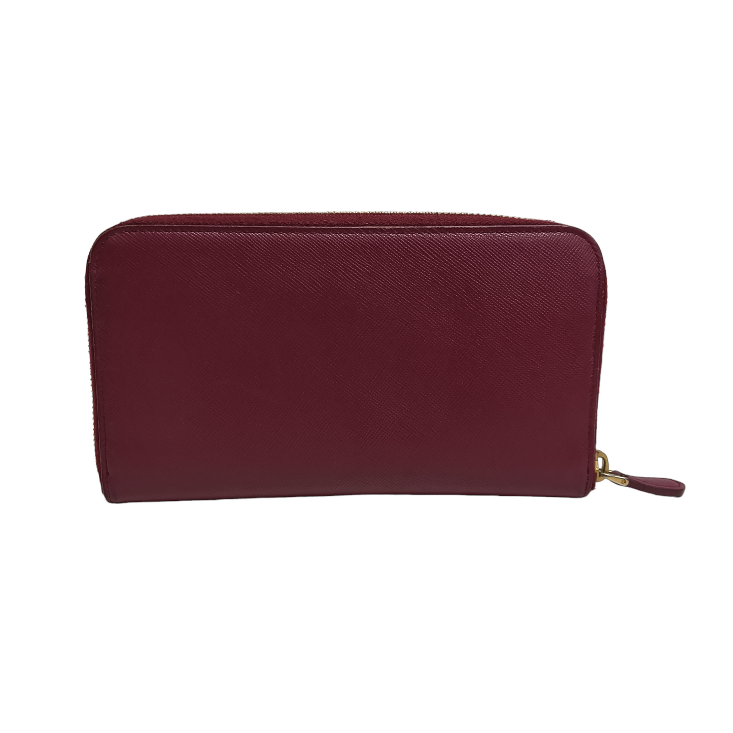 PRADA Long Wallet Saffiano Purple 164