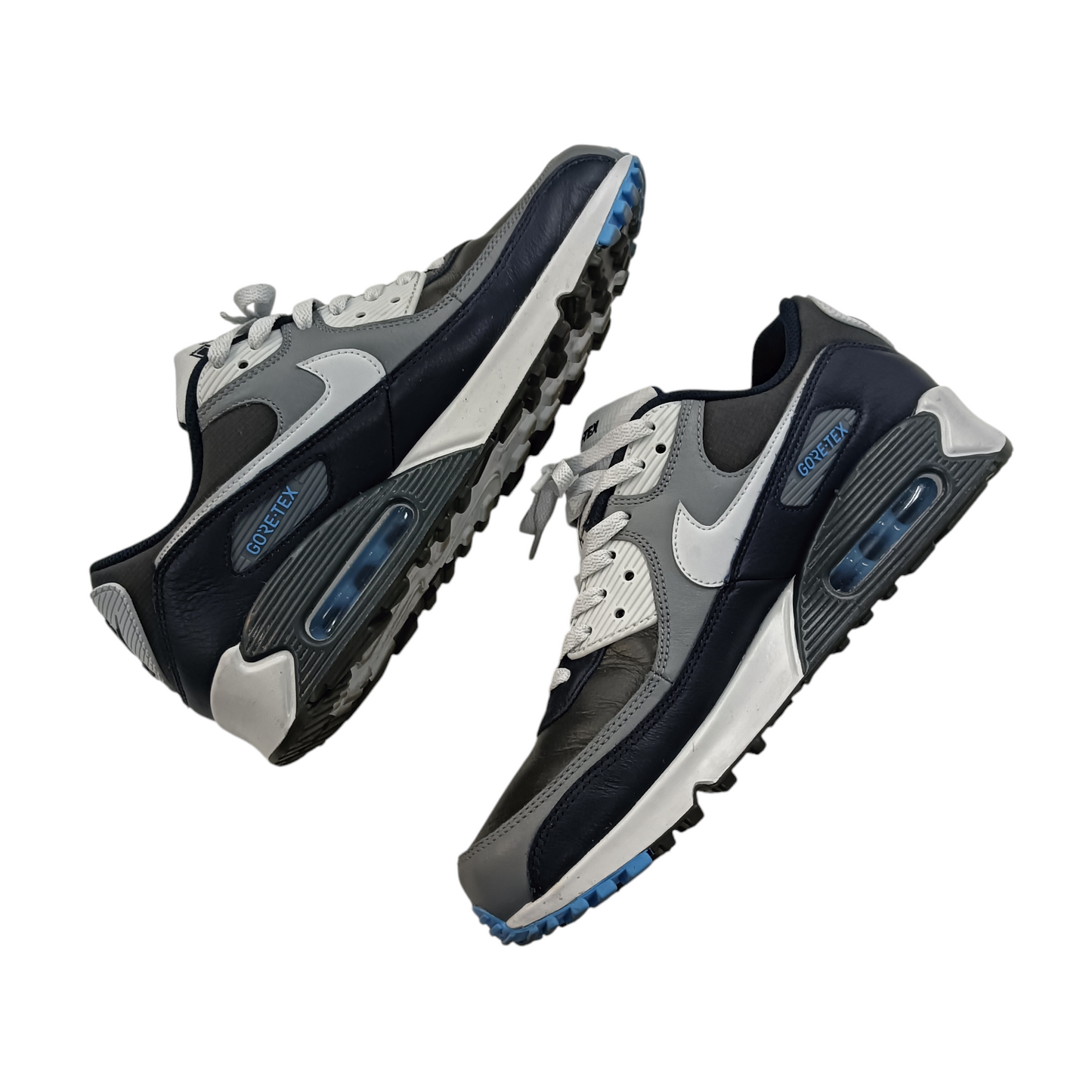 NIKE AIR MAX 90 GTX GORE-TEX DJ9779-004 Anthracite Pure platinum blue