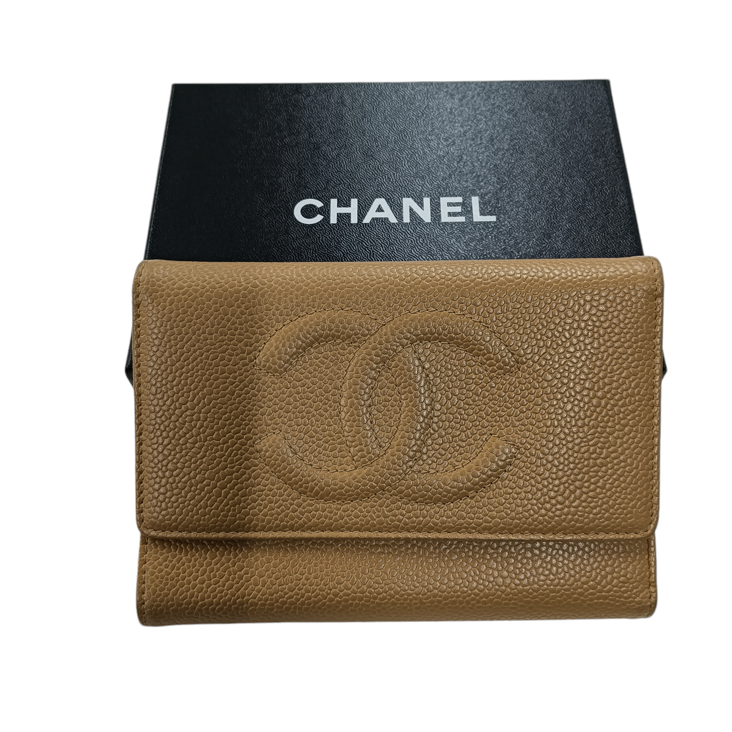 CHANEL WALLET LIGHT BROWN