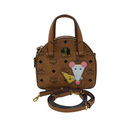 MCM Shoulder Bag HALF MOON Brown MWTASSE10C0001