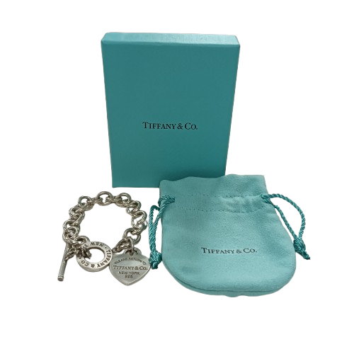 Bracelet Tiffany & Co. silver 925 Heart Tag Toggle